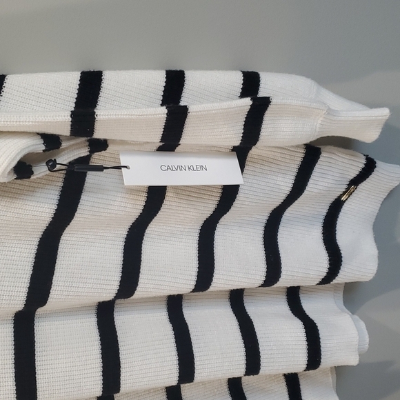 NWT Calvin Klein striped sweater - Picture 3 of 8